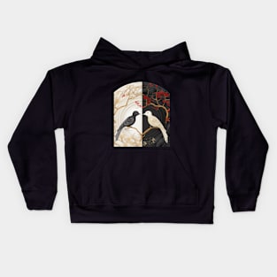 YingYang Bird Kids Hoodie